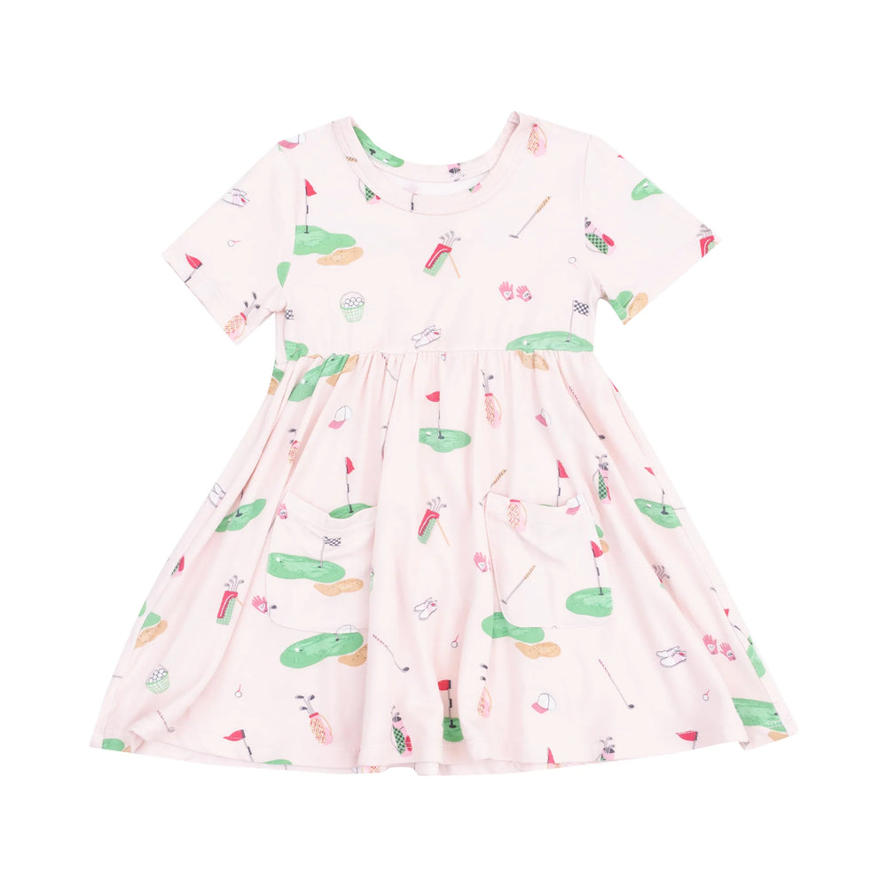 Golf Things Pink Twirly Dress - Select Size
