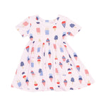 Ice Cream Pink Twirly Dress - Select Size