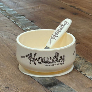 Fresh & Messy Silicone Suction Bowl & Spoon Set | Howdy