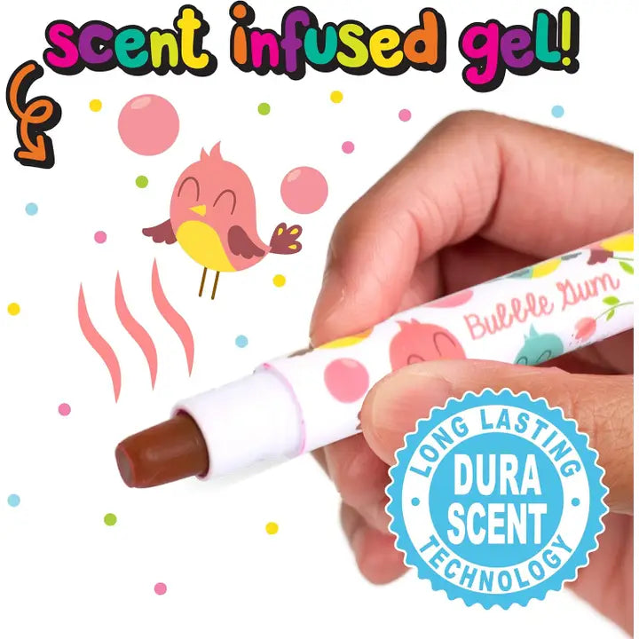 Spring Smelly Gellies - Scented Glidewrite Gel Coloring Stick