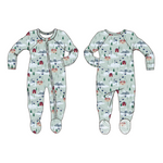 What Goes Up Zipper Footie - Select Size