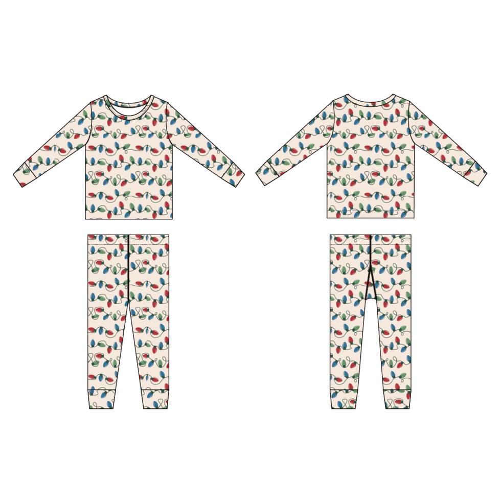 String of Lights Big Kid Pajama - Select Size