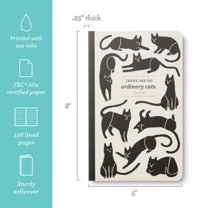 Write Now Journal - There Are No Ordinary Cats