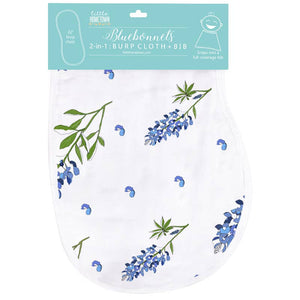 Bluebonnets Burp and Bib