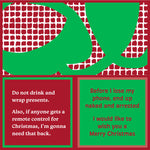 Xmas Lose Phone Napkins
