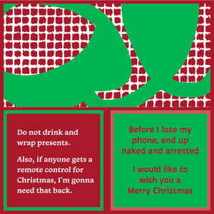 Xmas Lose Phone Napkins