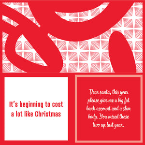 Xmas Big Fat Bank Napkins