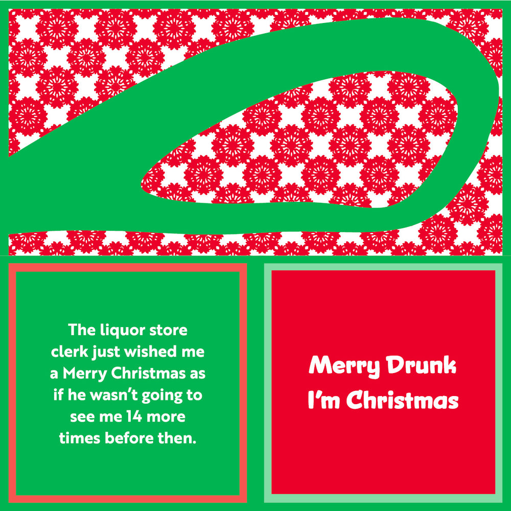 Xmas Merry Drunk Napkins