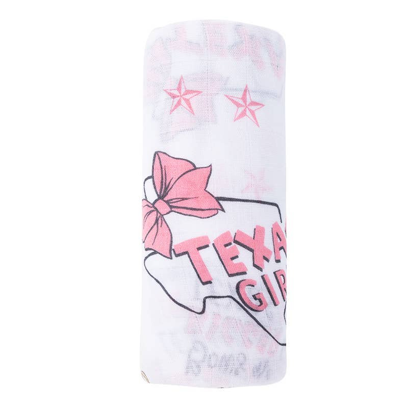 Texas Girl Swaddle Blanket