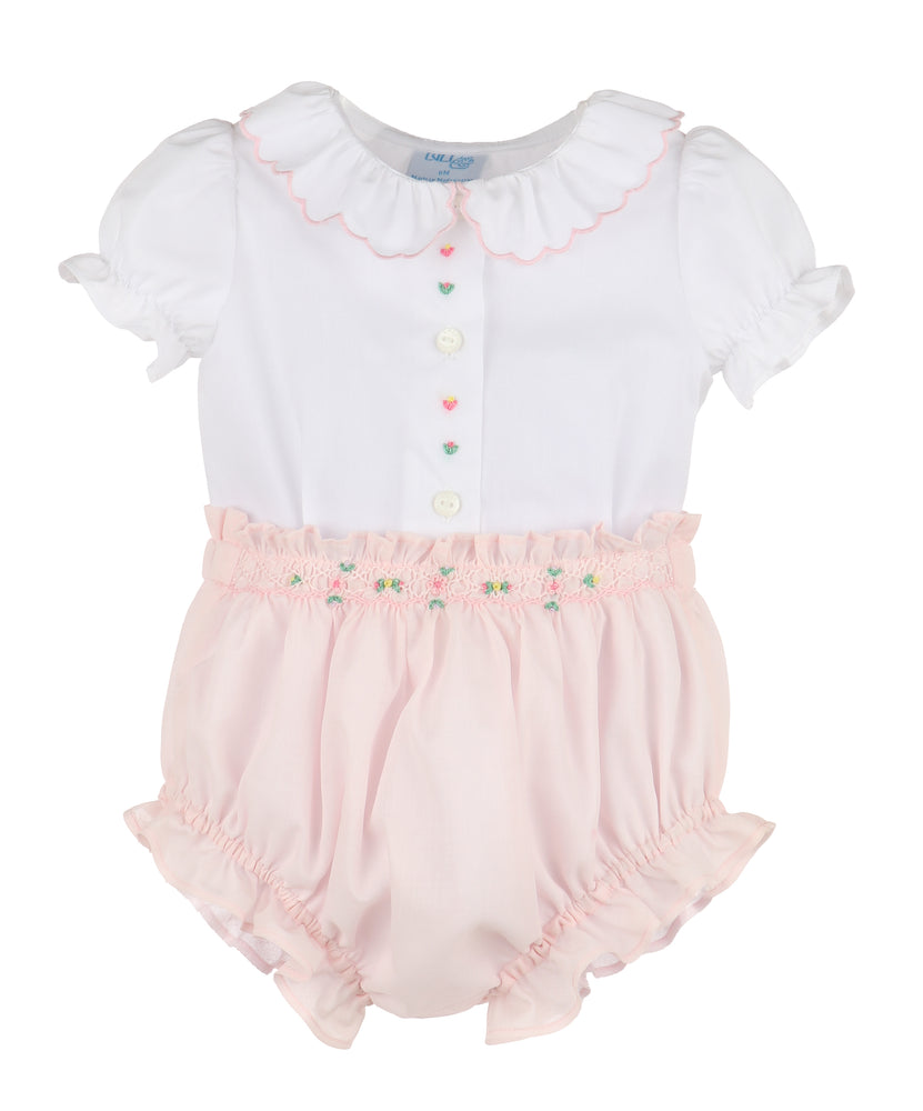 Pink Classical Diamond Smock Set - Select Size