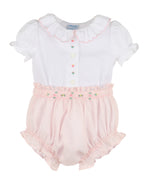 Pink Classical Diamond Smock Set - Select Size