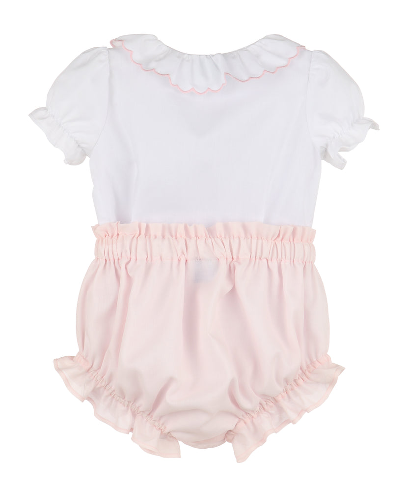 Pink Classical Diamond Smock Set - Select Size