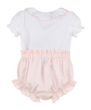 Pink Classical Diamond Smock Set - Select Size