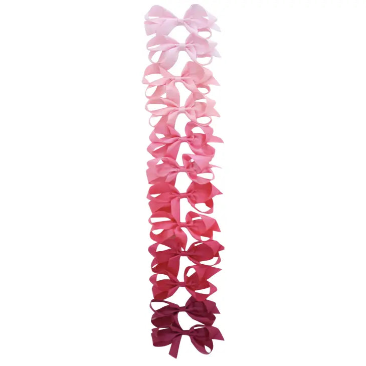 Precious Shades of Pink Satin 2" Bows - Select Color