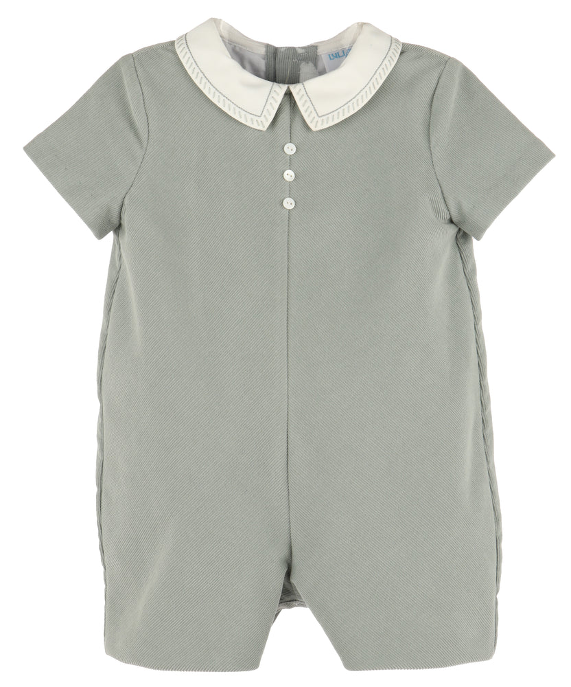 Green Cozy Cord Romper - Select Size