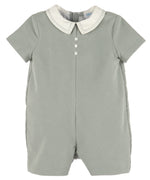 Green Cozy Cord Romper - Select Size