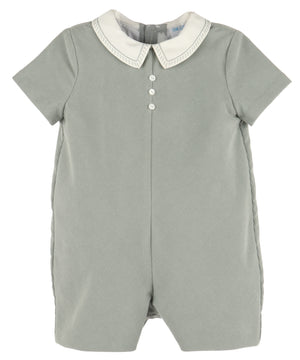 Green Cozy Cord Romper - Select Size