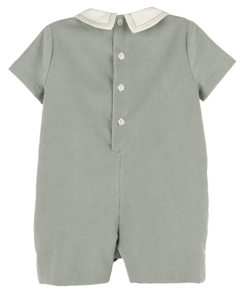Green Cozy Cord Romper - Select Size