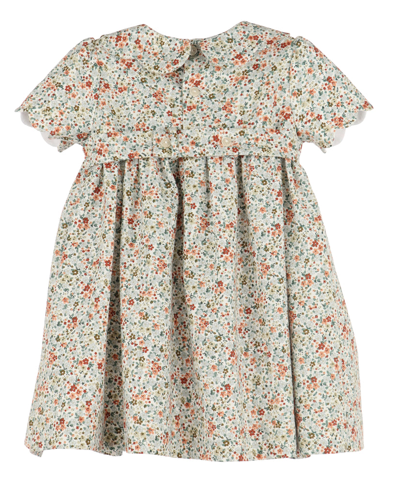 Autumn Glow Green Smock Dress - Select Size