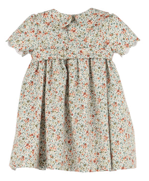 Autumn Glow Green Smock Dress - Select Size