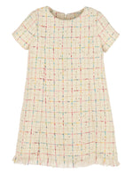 Ivory Tweed Princess Dress - Select Size