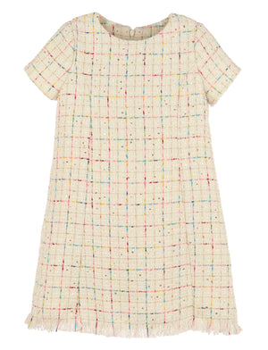Ivory Tweed Princess Dress - Select Size