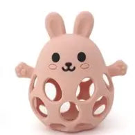 Silicone 3D Funny Bunny Teether