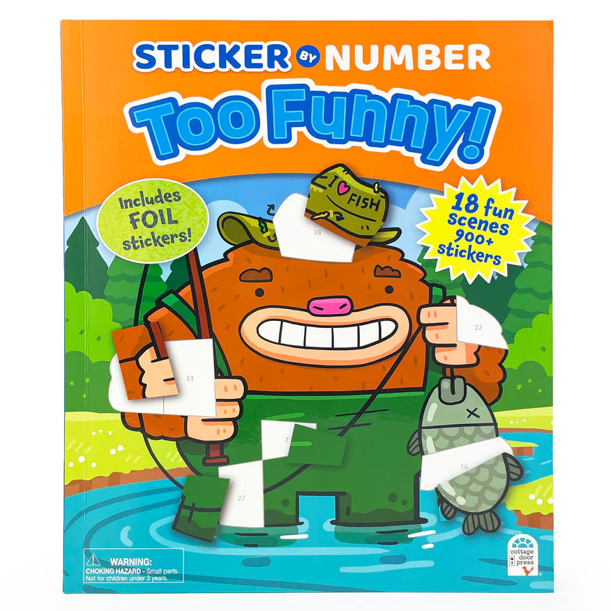 Sticker by Number Too Funny!