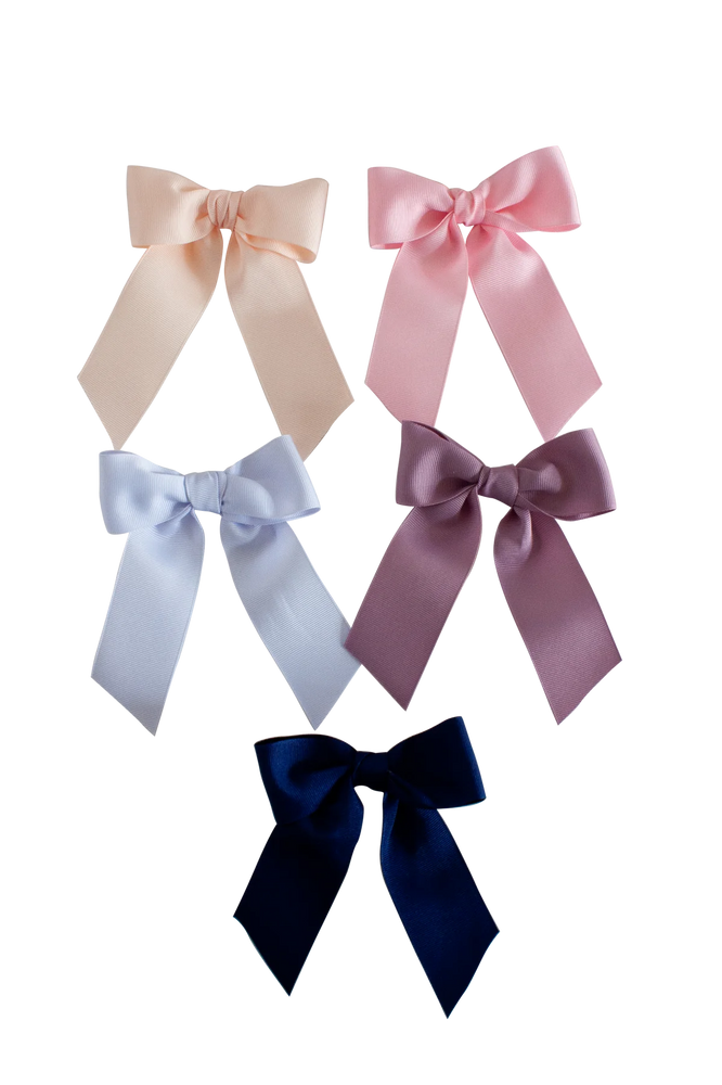 Grosgrain Longtail Knot Bows - Select Color