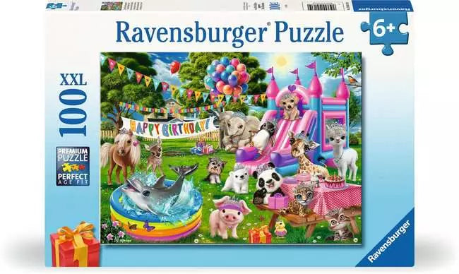 Tiara Birthday Party 100 Piece Puzzle