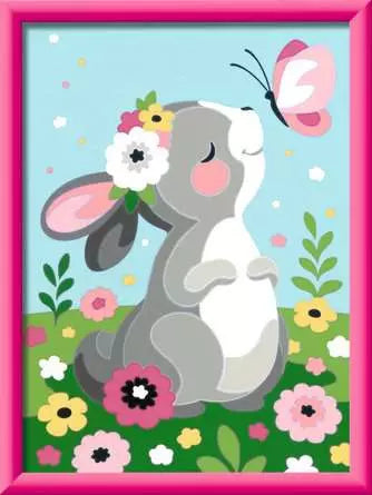 Beautiful Bunny CreArt Jr Paint By Numbers Kit