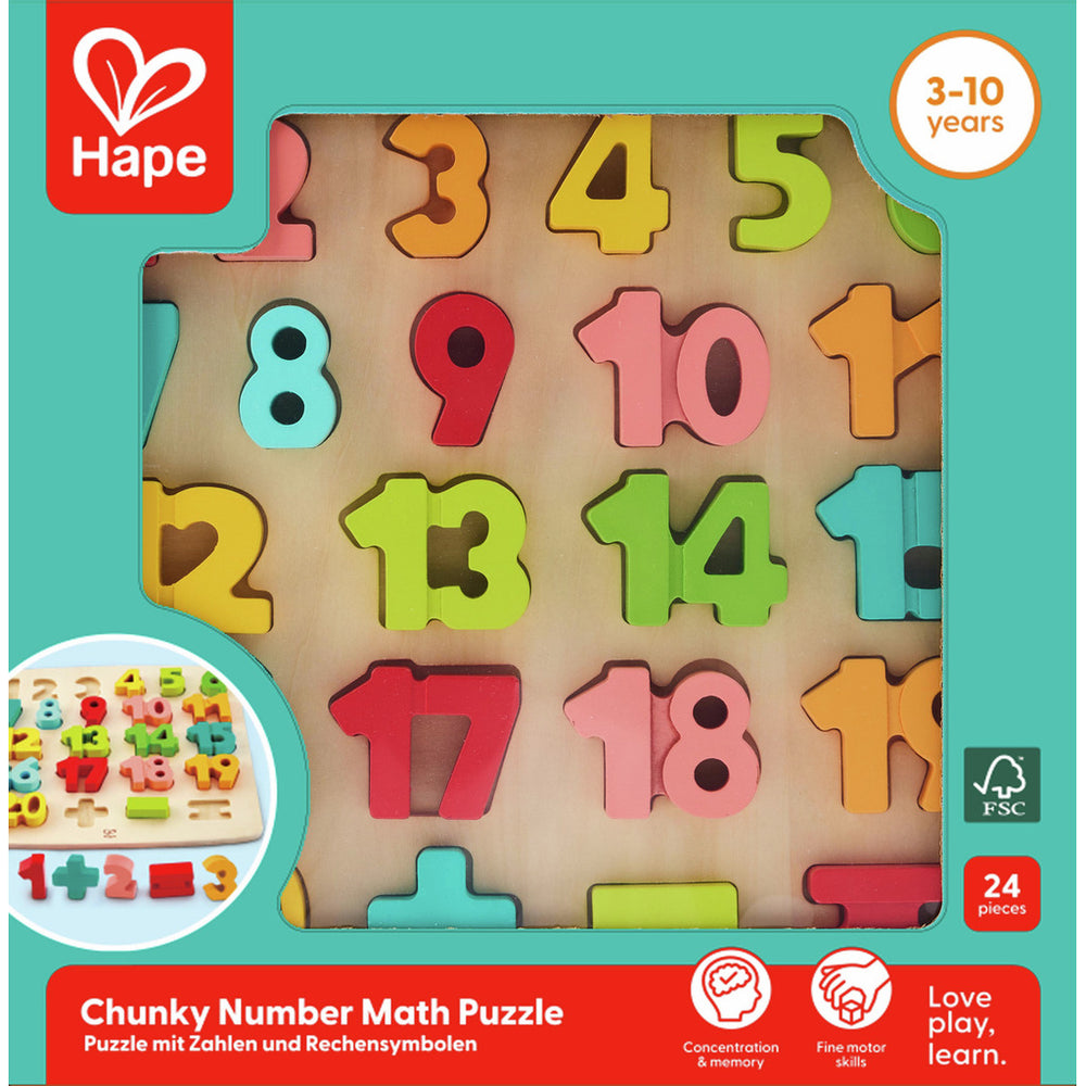 Chunky Number Math Puzzle