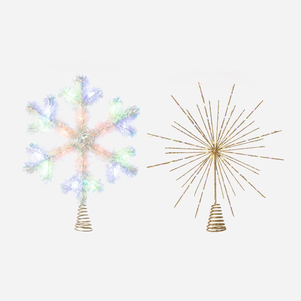 Lit Starburst Tree Topper with Adapter