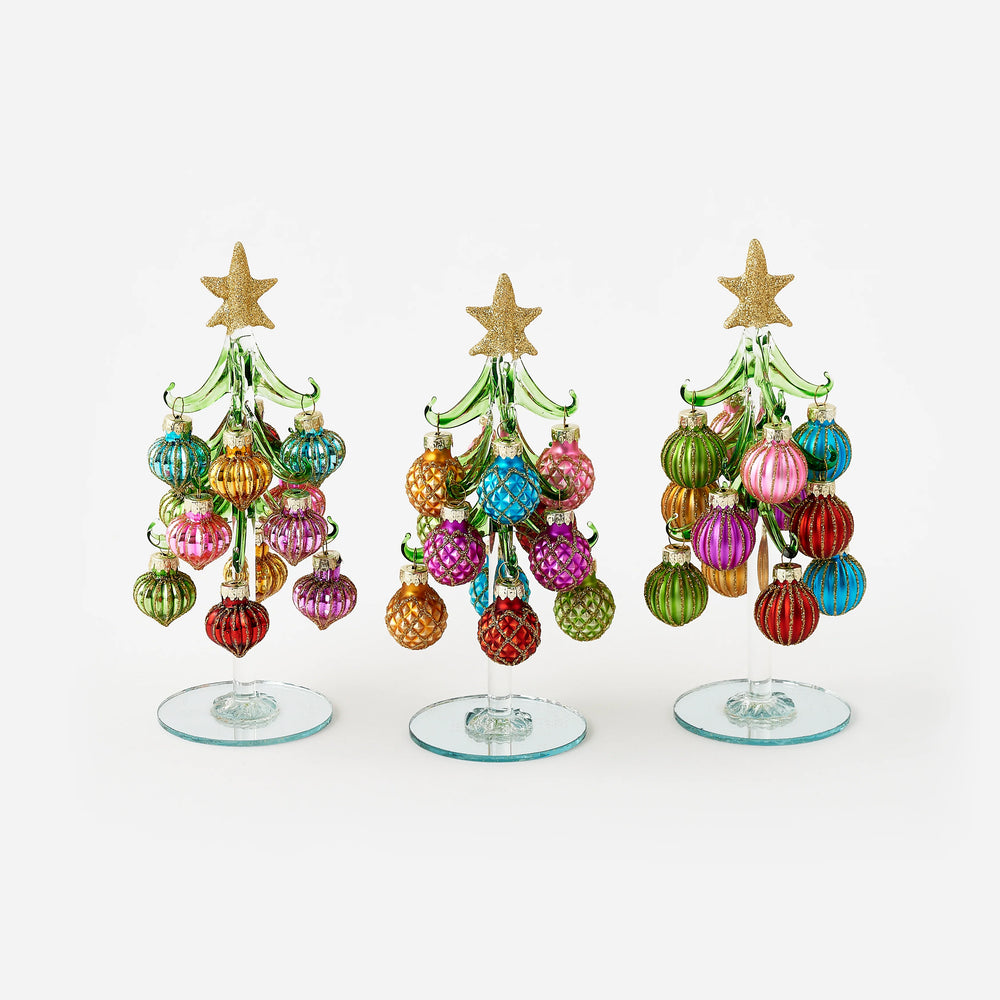 Handmade Glass Tree with Balls