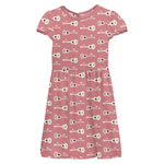 Desert Rose Guitar Birds Flutter Sleeve Twirl Dress - Select Size