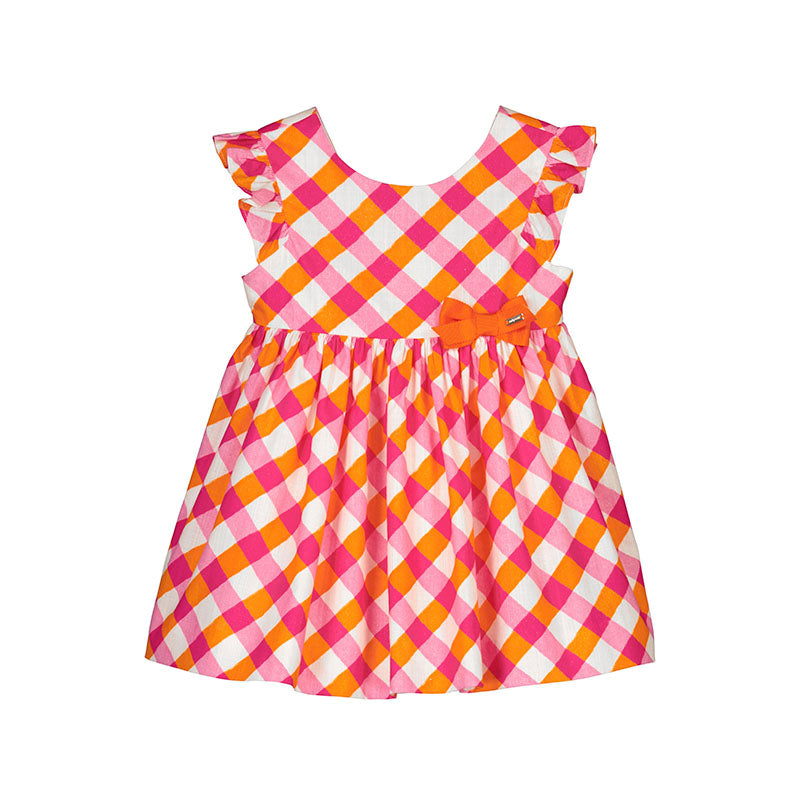 Magenta Striped Cotton Dress - Select Size