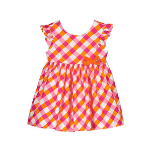 Magenta Striped Cotton Dress - Select Size