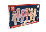 Magnetic Human Body Wooden Puzzle