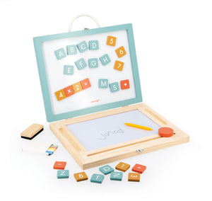 4-in-1 Portable Magnetic and Chalk Board