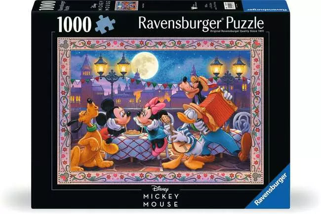 Mosaic Mickey 1000 Piece Puzzle