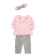 Leopard Bodysuit & Legging Set - Select Size