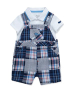 Patchwork Woven Shortall Set - Select Size