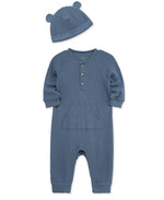 Dark Blue Coverall & Hat Set - Select Size