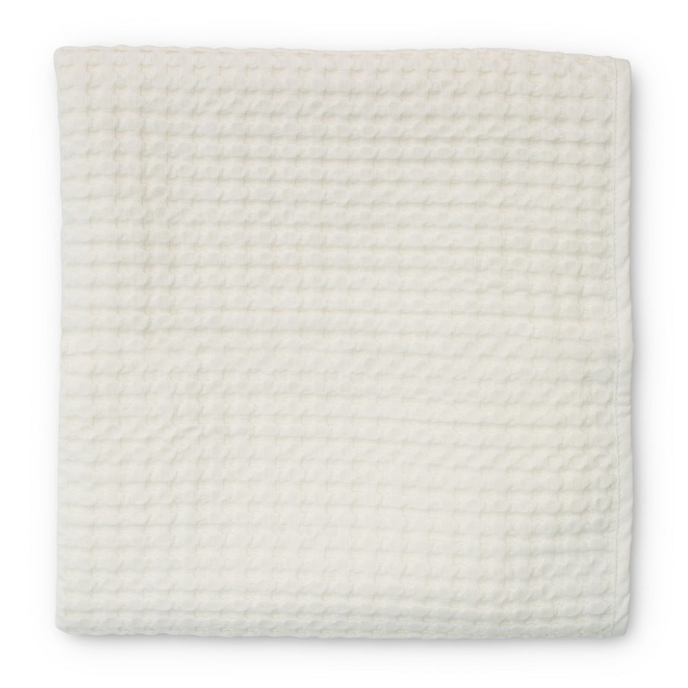 LuLuJo Waffle Blanket - Cream Vanilla