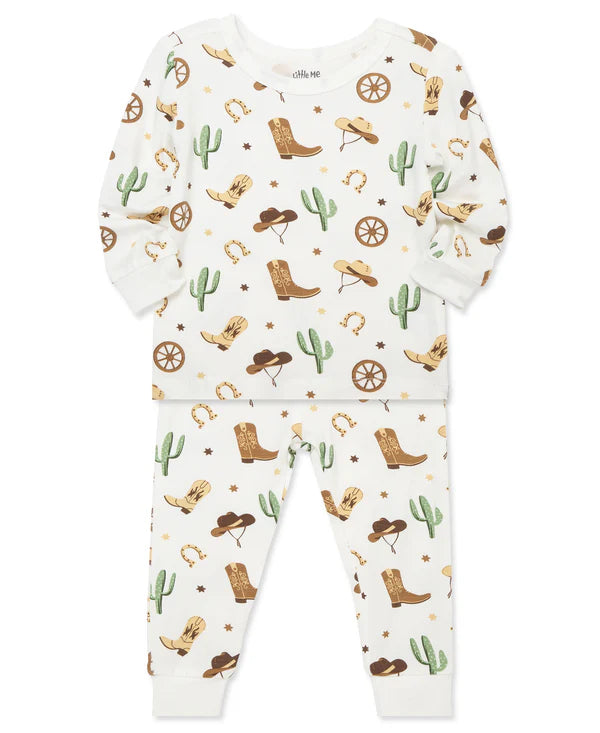 Cowboy 4-Piece Pajama Set - Select Size
