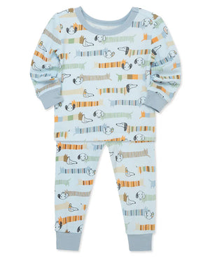 Puppy 4-Piece Pajama Set - Select Size