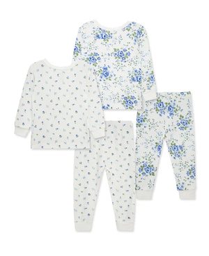 Toile 4-Piece Pajama Set - Select Size