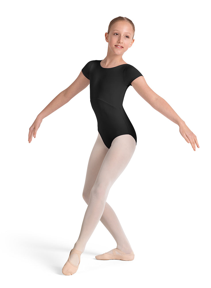Girls Plain Twist Back Leotard - Select Color - Select Size
