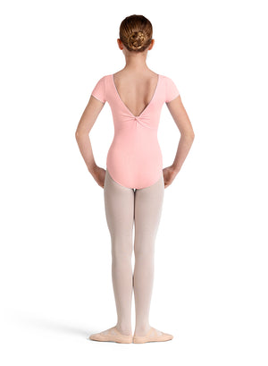 Girls Plain Twist Back Leotard - Select Color - Select Size