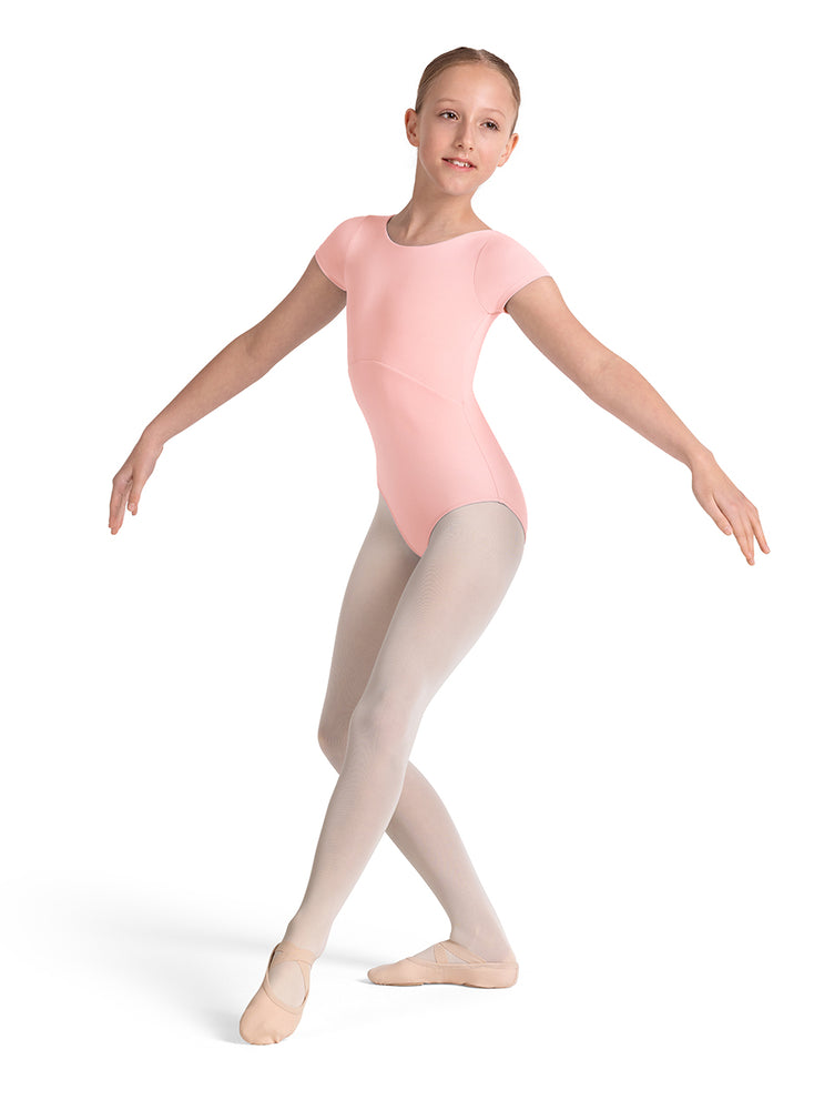 Girls Plain Twist Back Leotard - Select Color - Select Size